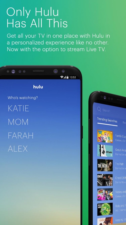 Hulu app for laptop